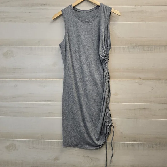 {8} Lululemon Cinch It Tank Dress Heathered Grey - Picture 2 of 9